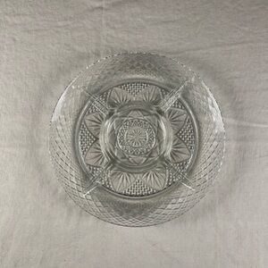 Luminarc Cristal D'arques/ 5 section divided serving tray/relish tray